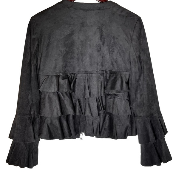 Anna Sui By INC International Concepts Jacket faux swede Small - Picture 4 of 9